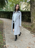 trench coat gris