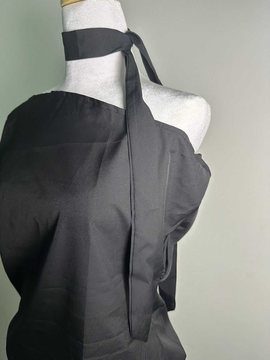 T-shirt asymétrique noir