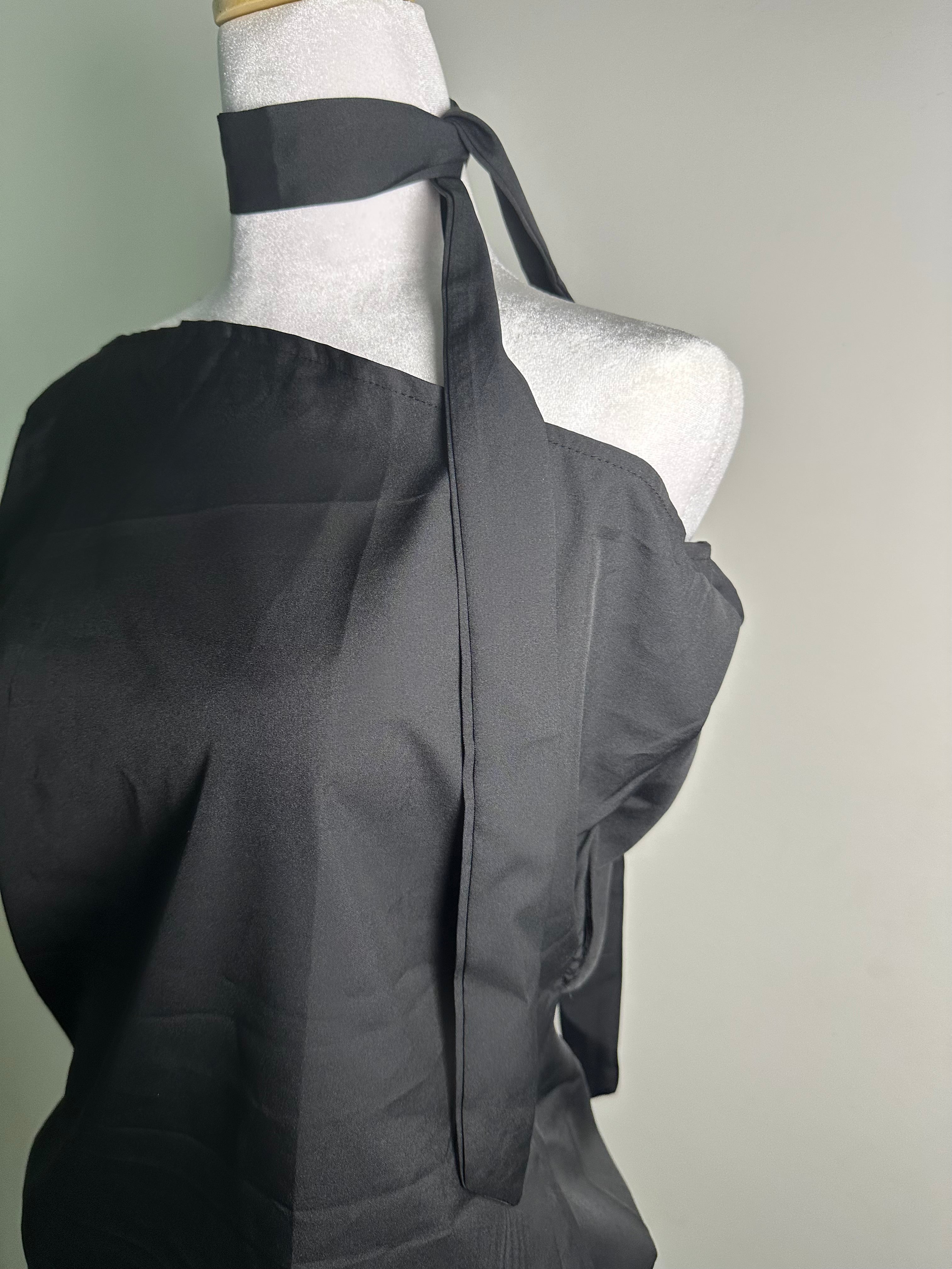 T-shirt asymétrique noir