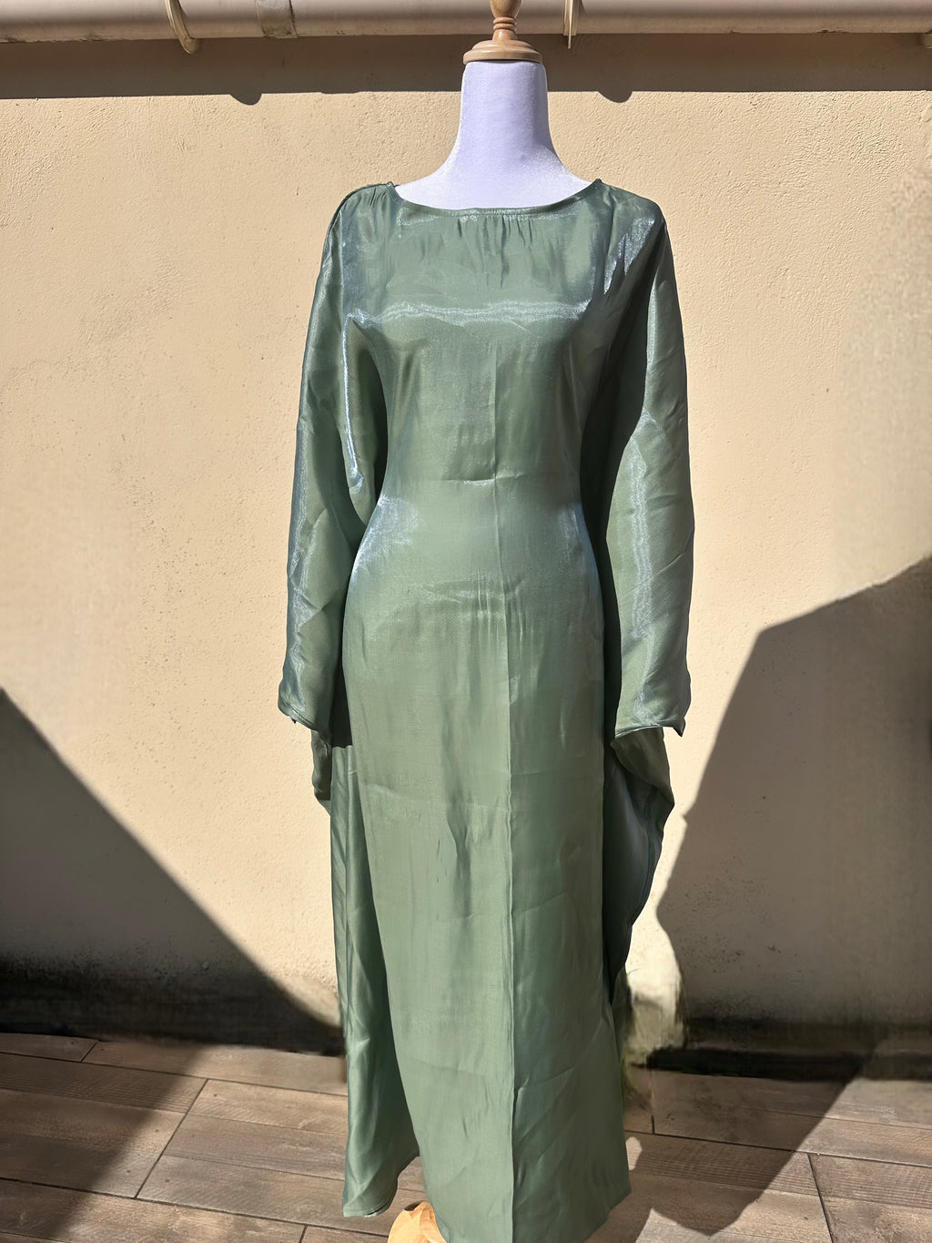 Abaya Verte Douce & Lumineuse