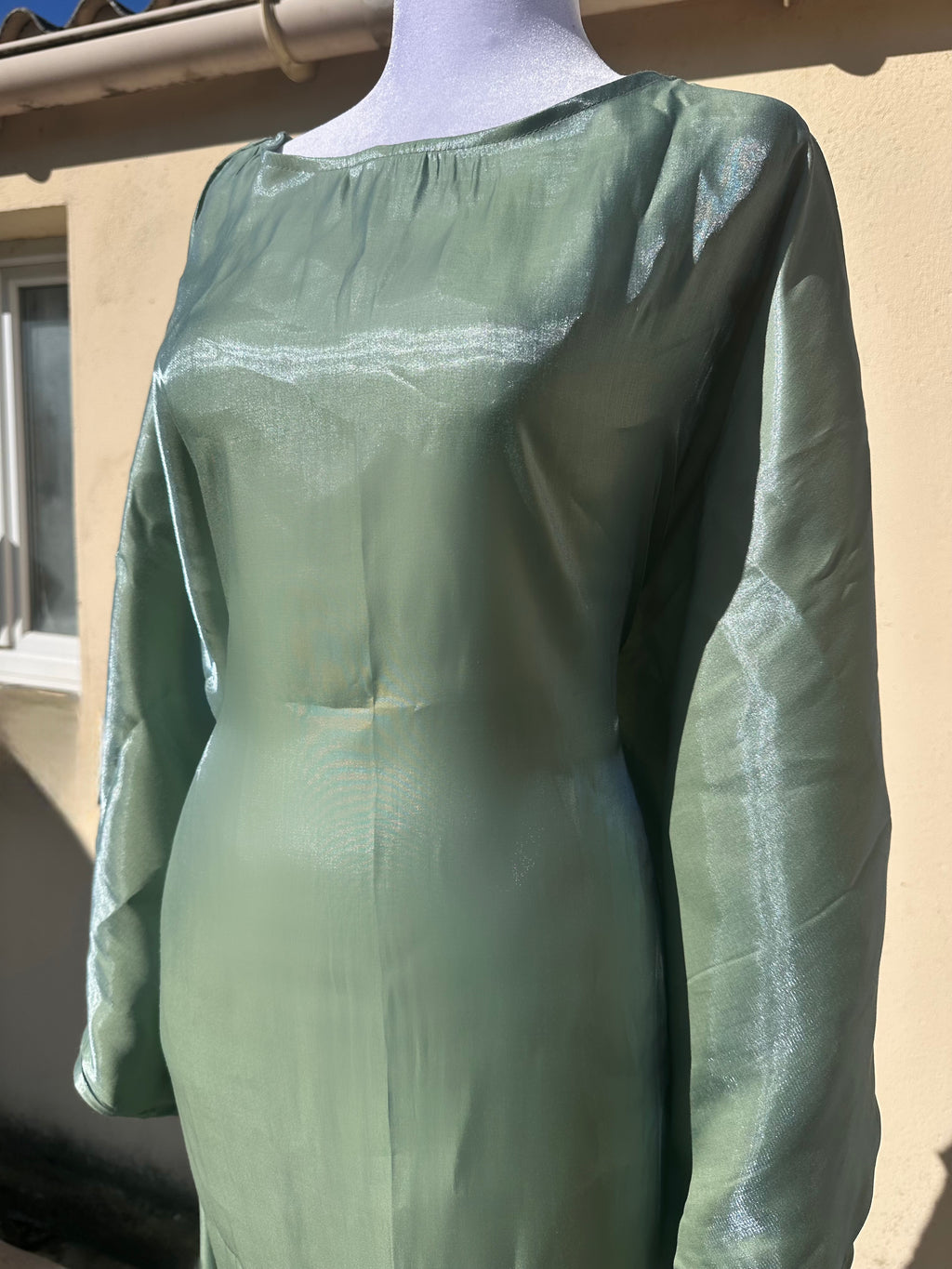 Abaya Verte Douce & Lumineuse
