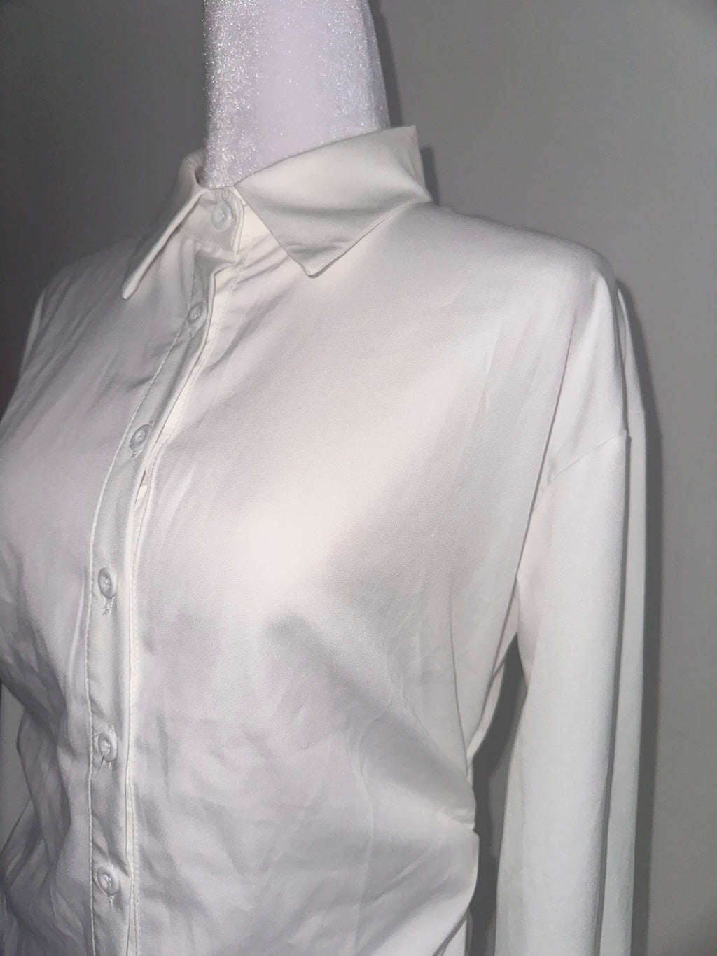 Chemise Cintrée Blanche Épurée