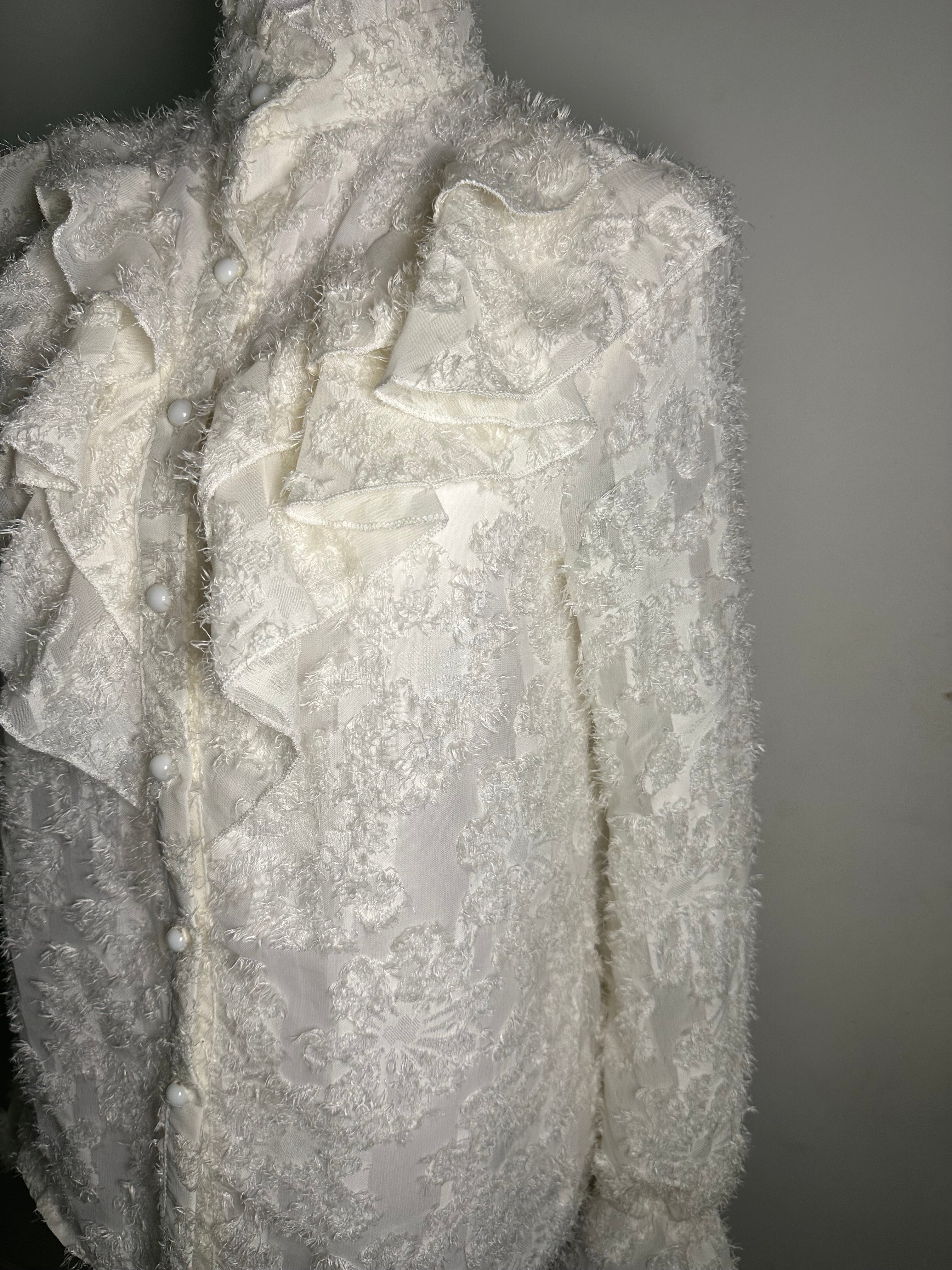 Chemisier a col monté