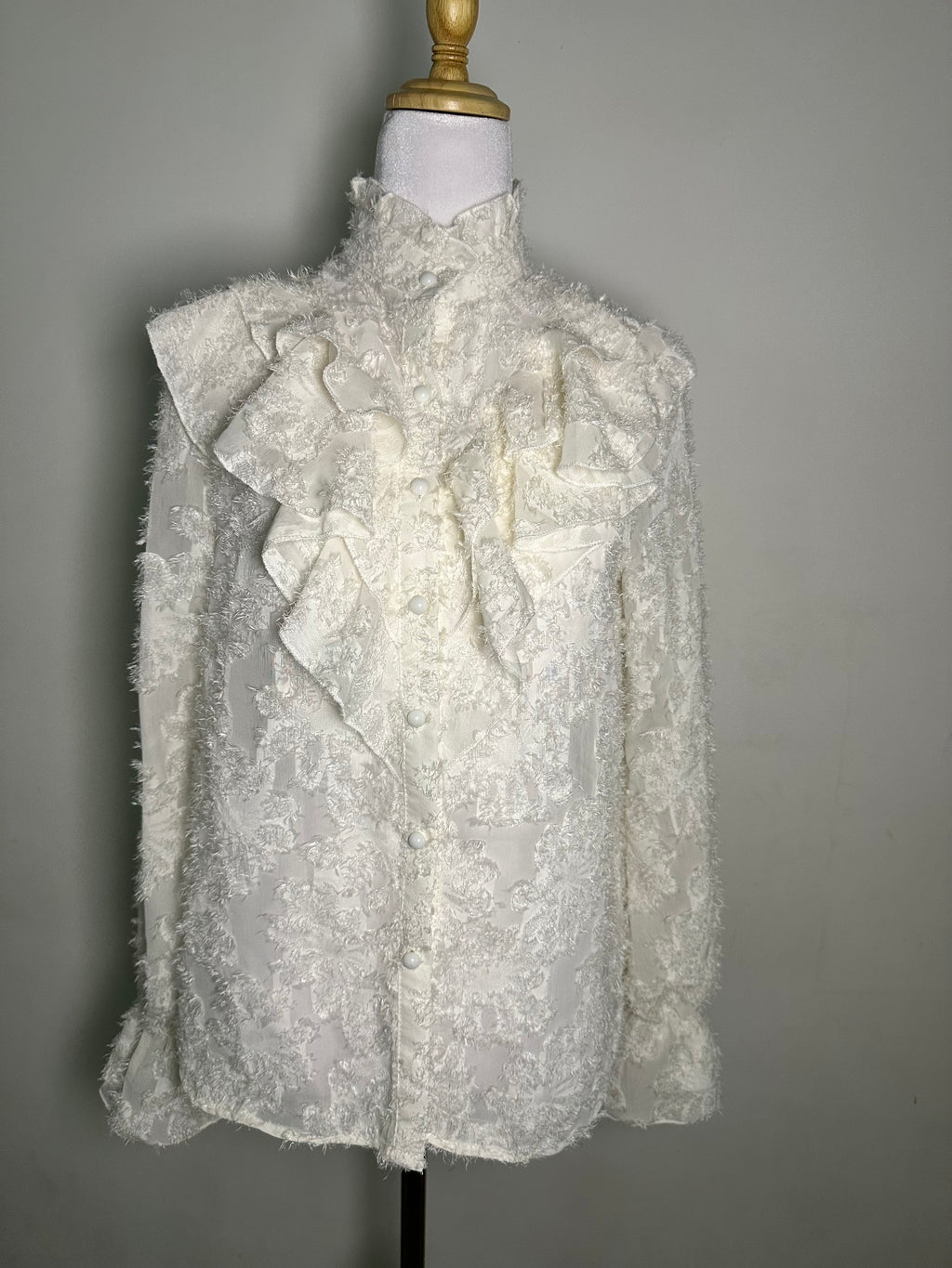 Chemisier a col monté