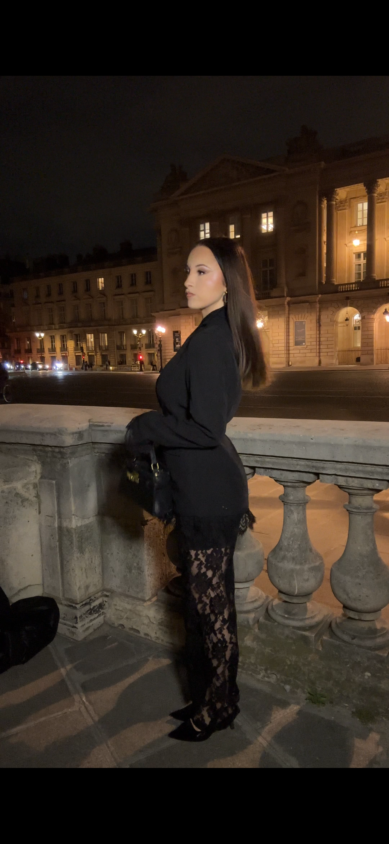pantalon dentelle