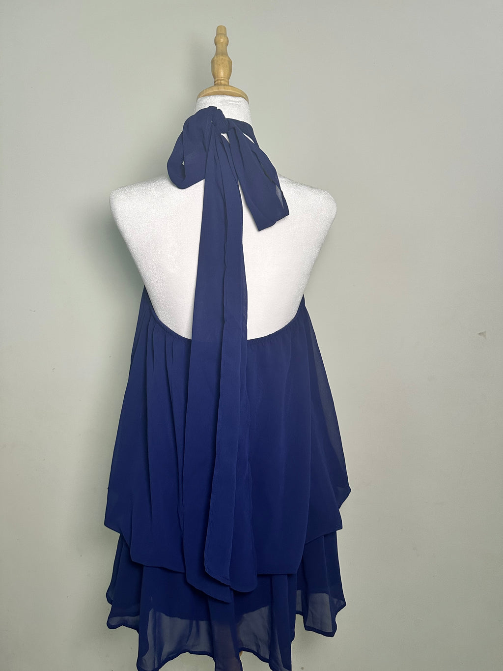 Robe Dos Nu Fluide & Féminine Bleu Ciel