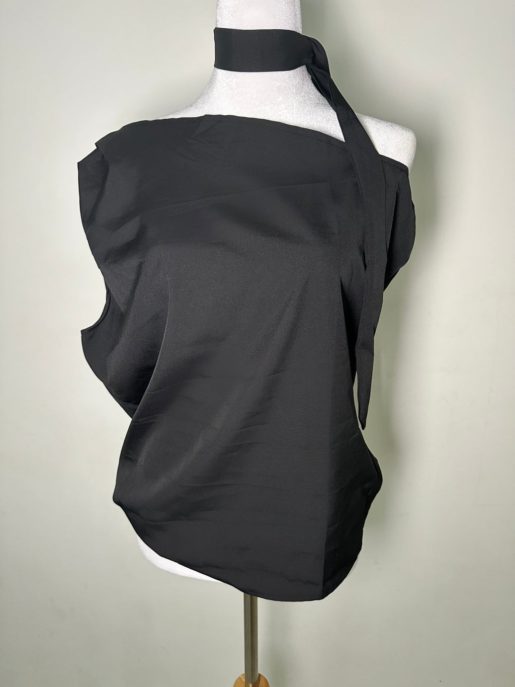 T-shirt asymétrique noir